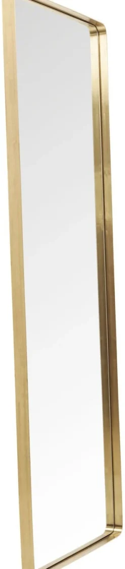 Lustra*KARE Design Lustro Stojące Curve Rectangular 200x70cm Mosiężne