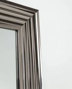 Lustra*KARE Design Lustro Stojące Frame 180x55 Cm Srebrne