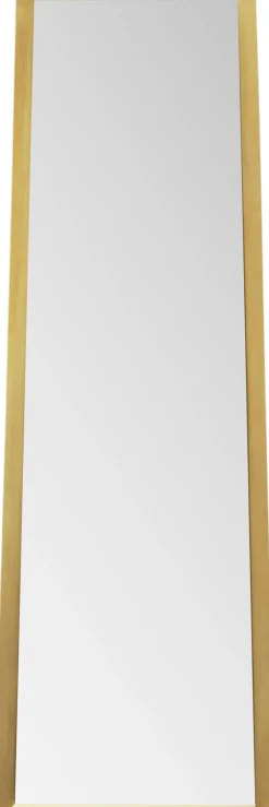 Lustra*KARE Design Lustro Stojące Prostokątne Rama Złota Stalowa 53x160 Cm