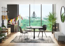 Lustra*KARE Design Lustro Wiszące Bella Ø100 Cm Czarne