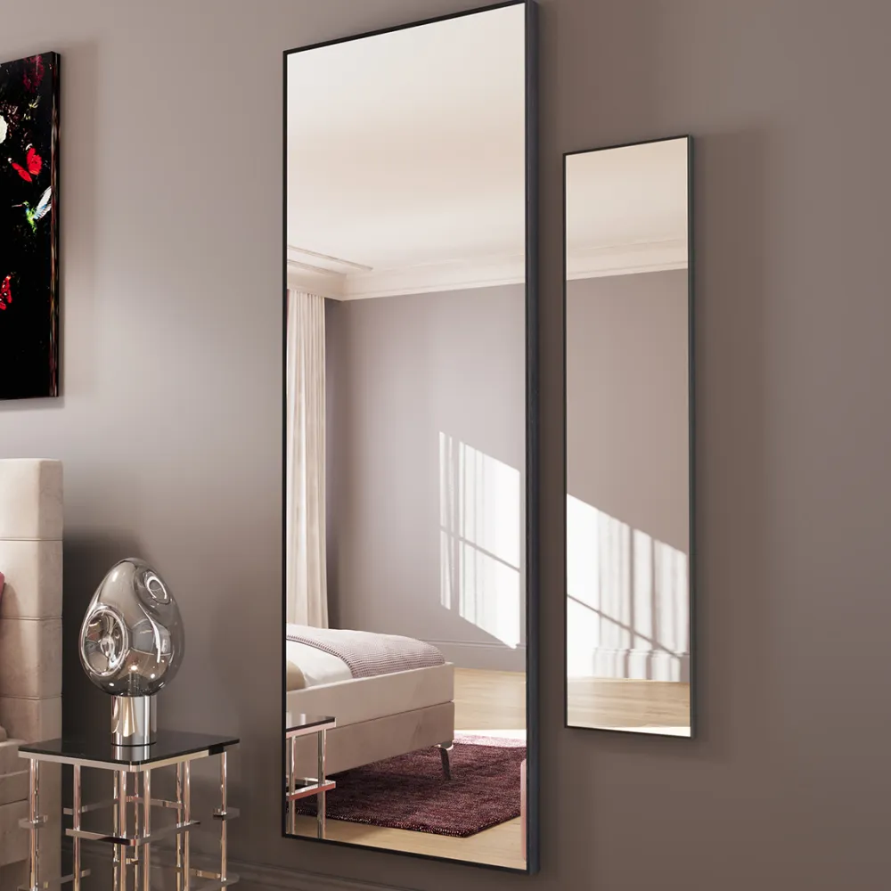 Lustra*KARE Design Lustro Wiszące Bella 30x130 Cm Czarne