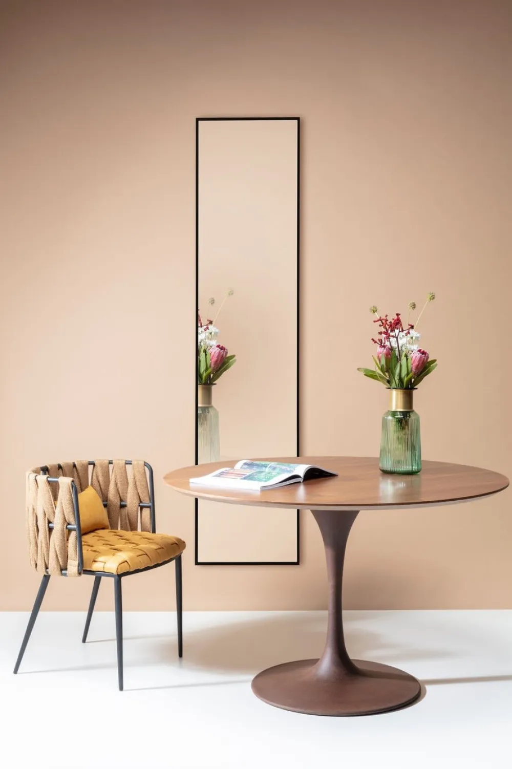 Lustra*KARE Design Lustro Wiszące Bella 30x180 Cm Czarne