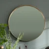 Lustra*KARE Design Lustro Wiszące Curve Round ∅100 Cm Mosiężne