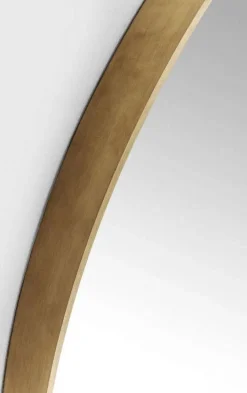 Lustra*KARE Design Lustro Wiszące Curve Round ∅100 Cm Mosiężne