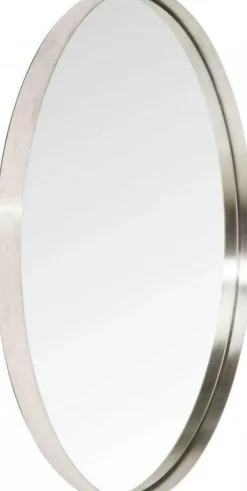 Lustra*KARE Design Lustro Wiszące Curve Round ∅100 Cm Srebrne