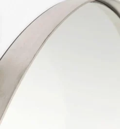 Lustra*KARE Design Lustro Wiszące Curve Round ∅100 Cm Srebrne
