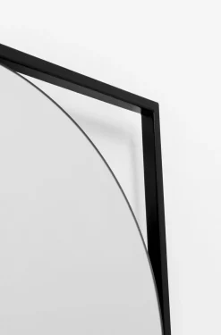 Lustra*KARE Design Lustro Wiszące Czarne Rama Stalowa 71x109 Cm