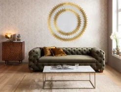 Lustra*KARE Design Lustro Wiszące Solare Gold Ø132 Cm Złote