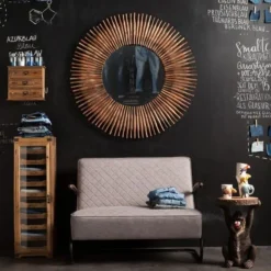 Lustra*KARE Design Lustro Wiszące Sunlight ∅120 Cm Drewniane