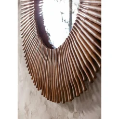 Lustra*KARE Design Lustro Wiszące Sunlight ∅120 Cm Drewniane