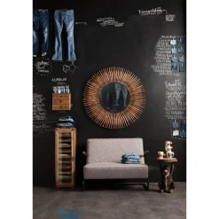 Lustra*KARE Design Lustro Wiszące Sunlight ∅120 Cm Drewniane