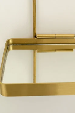 Lustra*KARE Design Lustro Wiszące Z Półką Art ∅60 Cm Złote