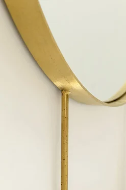 Lustra*KARE Design Lustro Wiszące Z Półką Art ∅60 Cm Złote