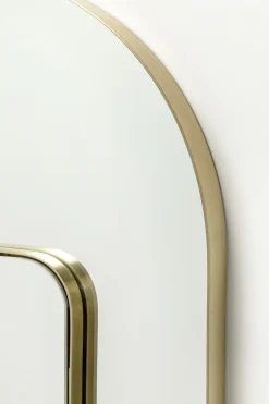 Lustra*KARE Design Lustro W Złotej Ramie Podwójne 80x140 Cm