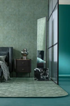 Lustra*KARE Design Lustro Z Czarną Ramą 46x180 Cm Podstawa Z Marmuru