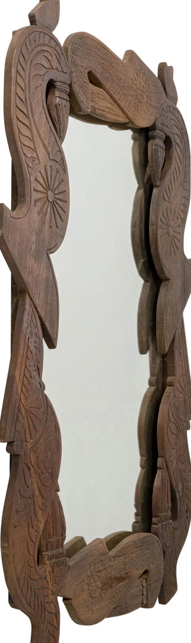 Lustra*KARE Design Lustro Z Drewnianą Ramą 110x172 Cm Ręczne Wykonanie