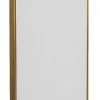 Lustra*KARE Design Lustro Ze Złotą Ramą 46x180 Cm Podstawa Z Marmuru Biała