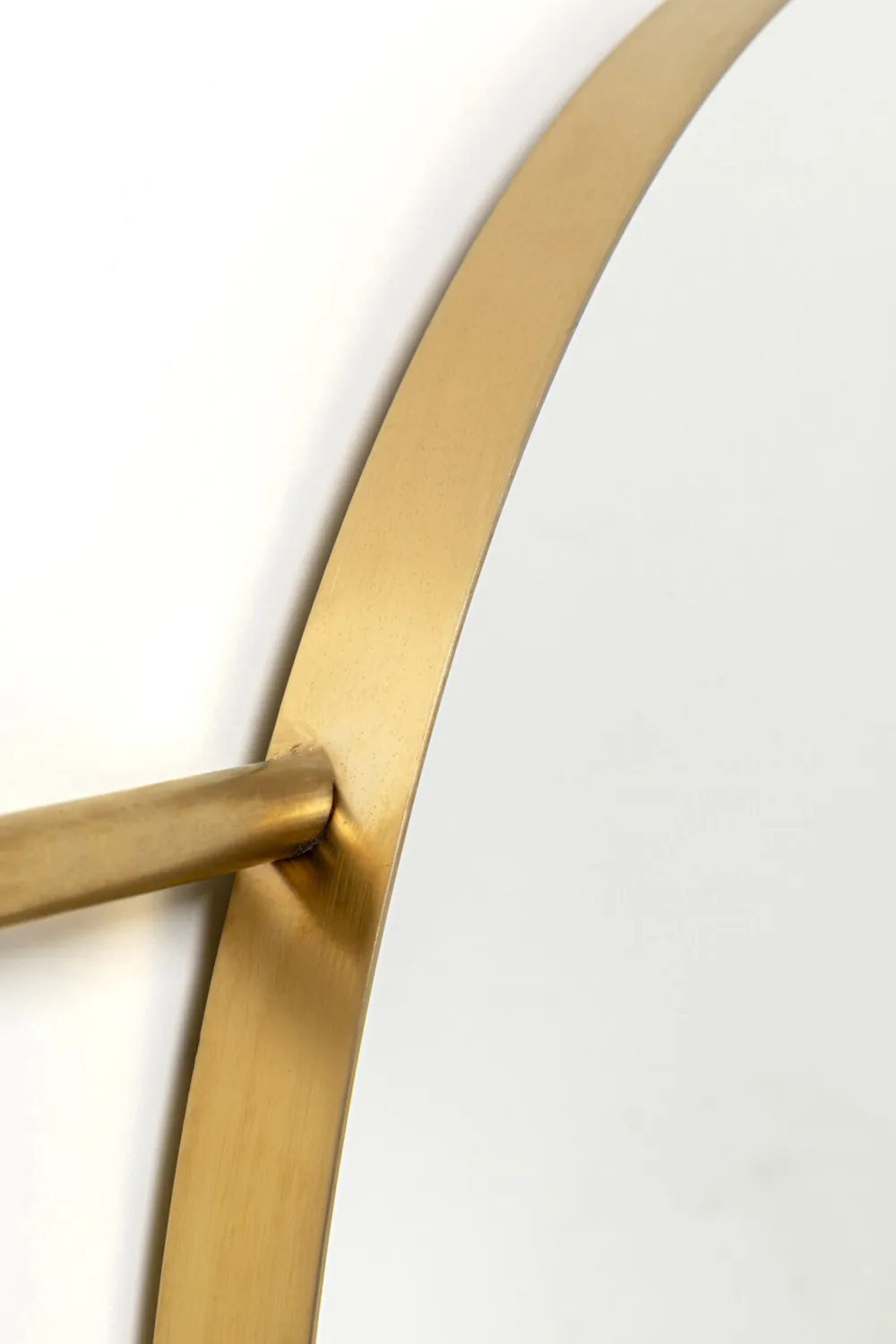 Lustra*KARE Design Lustro Z Wieszakami Okrągłe Złote Ø65 Cm