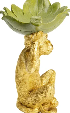 Zastawa Stołowa|Misy*KARE Design Misa Dekoracyjna Banana Leaf 24x22 Cm Zielono-złota