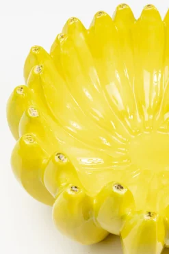 Zastawa Stołowa|Misy*KARE Design Misa Dekoracyjna Ceramiczna żółta Banany Ø30 Cm