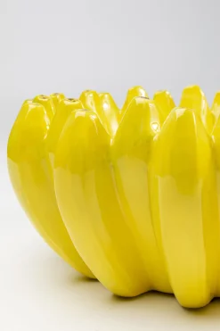 Zastawa Stołowa|Misy*KARE Design Misa Dekoracyjna Ceramiczna żółta Banany Ø30 Cm