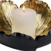 Zastawa Stołowa|Misy*KARE Design Misa Dekoracyjna Flower Bloom Ø25 Cm Czarno-złota