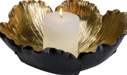 Zastawa Stołowa|Misy*KARE Design Misa Dekoracyjna Flower Bloom Ø25 Cm Czarno-złota