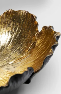 Zastawa Stołowa|Misy*KARE Design Misa Dekoracyjna Flower Bloom Ø25 Cm Czarno-złota