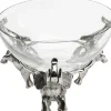 Zastawa Stołowa|Misy*KARE Design Misa Dekoracyjna Transparentne Szkło I Srebrne Aluminium 32x32 Cm Słonie