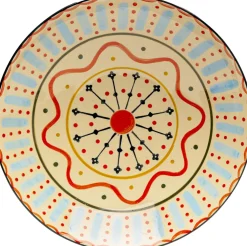 Zastawa Stołowa|Misy*KARE Design Misa Dekoracyjna Z Ceramiki Boho Kolorowe Wzory Ø33 Cm