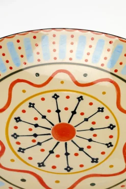 Zastawa Stołowa|Misy*KARE Design Misa Dekoracyjna Z Ceramiki Boho Kolorowe Wzory Ø33 Cm