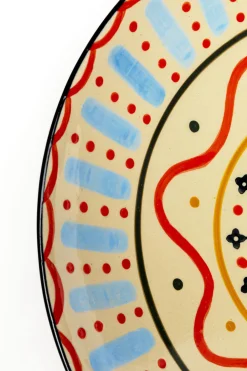 Zastawa Stołowa|Misy*KARE Design Misa Dekoracyjna Z Ceramiki Boho Kolorowe Wzory Ø33 Cm