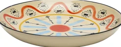 Zastawa Stołowa|Misy*KARE Design Misa Dekoracyjna Z Ceramiki Boho Kolorowe Wzory Ø27 Cm