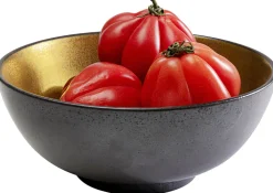 Zastawa Stołowa|Misy*KARE Design Misa Z Porcelany Czarno-złota Ø21 Cm 1,4 L