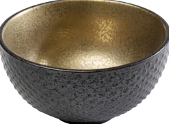 Zastawa Stołowa|Naczynia Do Przekąsek*KARE Design Miseczka Na Przekąski Z Porcelany Czarno-złota Ø11 Cm 250 Ml