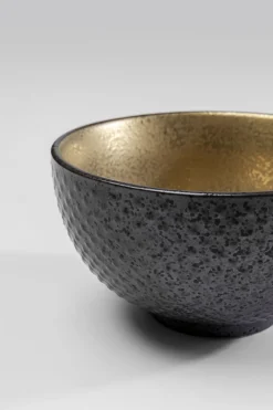 Zastawa Stołowa|Naczynia Do Przekąsek*KARE Design Miseczka Na Przekąski Z Porcelany Czarno-złota Ø11 Cm 250 Ml