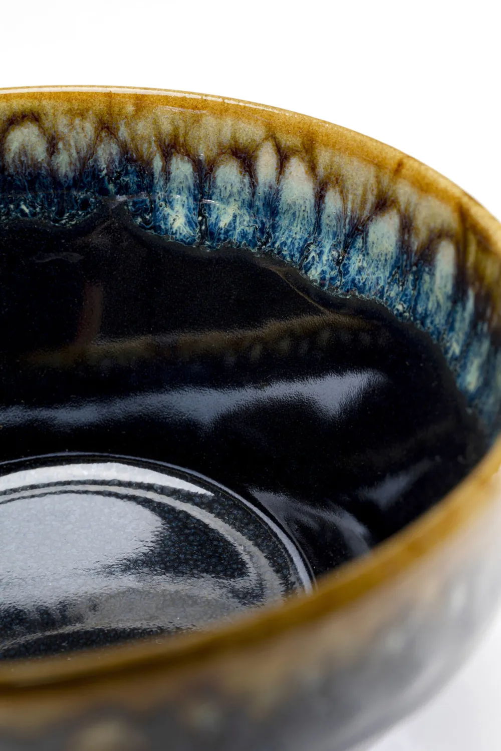 Zastawa Stołowa|Miseczki*KARE Design Miska śniadaniowa Kamionkowa Ciemnoniebieska 590 Ml