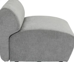 Sofy Modułowe*KARE Design Moduł środkowy Lucca 76x86 Cm Szary