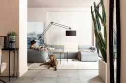 Szezlongi|Sofy Modułowe*KARE Design Moduł Szezlong Szary Prawy 90x158 Cm