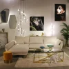 Narożniki*KARE Design Narożnik Amalfi 275x159 Cm Kremowy Lewy