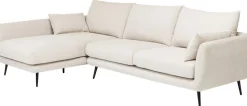 Narożniki*KARE Design Narożnik Amalfi 275x159 Cm Kremowy Lewy
