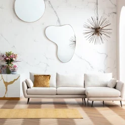 Narożniki*KARE Design Narożnik Amalfi 275x159 Cm Kremowy Prawy