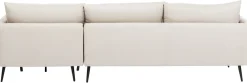Narożniki*KARE Design Narożnik Amalfi 275x159 Cm Kremowy Prawy