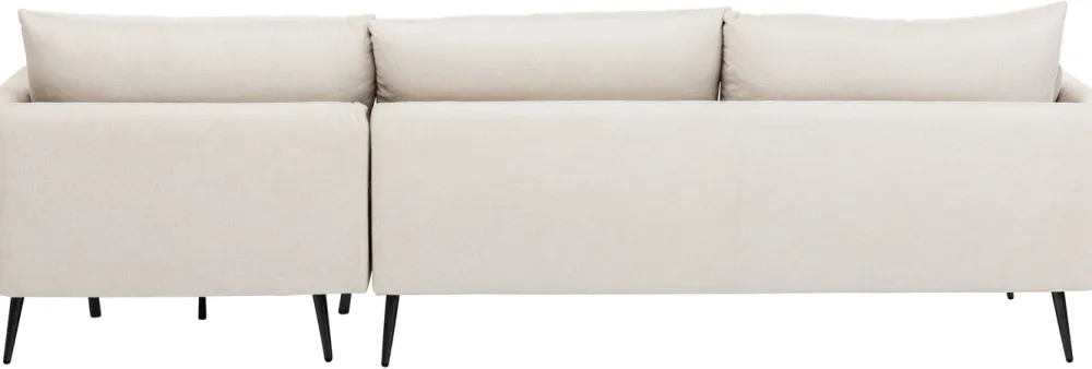 Narożniki*KARE Design Narożnik Amalfi 275x159 Cm Kremowy Prawy
