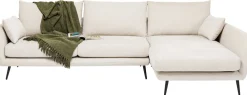 Narożniki*KARE Design Narożnik Amalfi 275x159 Cm Kremowy Prawy