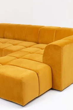 Narożniki*KARE Design Narożnik Belami 265x210 Cm Bursztynowy Prawy