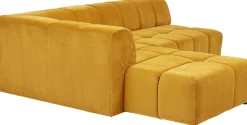 Narożniki*KARE Design Narożnik Belami 265x210 Cm Bursztynowy Lewy