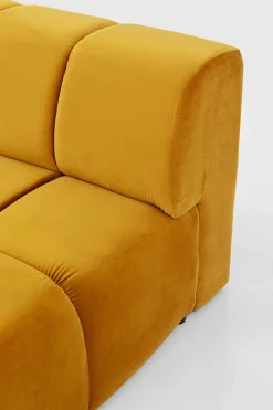 Narożniki*KARE Design Narożnik Belami 265x210 Cm Bursztynowy Lewy