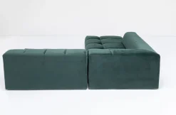 Narożniki*KARE Design Narożnik Belami 265x210 Cm Ciemnozielony Lewy