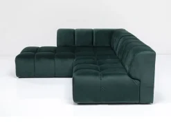 Narożniki*KARE Design Narożnik Belami 265x210 Cm Ciemnozielony Lewy
